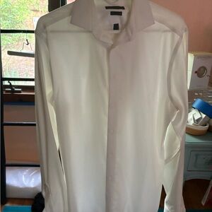 Calvin Klein Men's Elegant White Dress Shirt